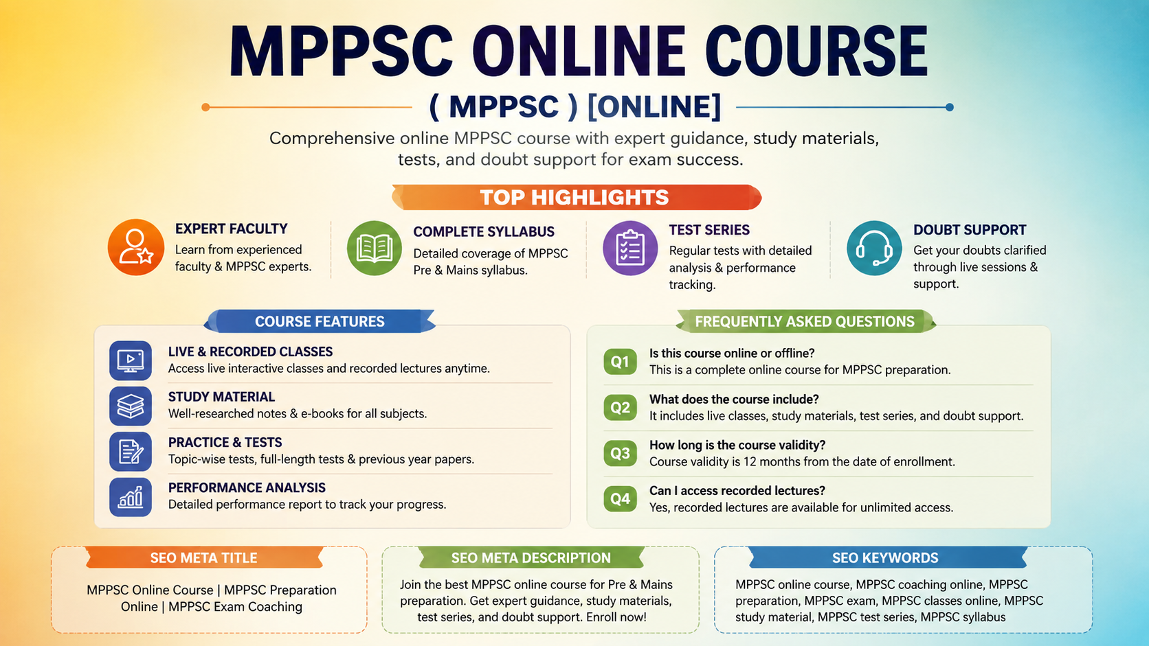 MPPSC ONLINE COURSE